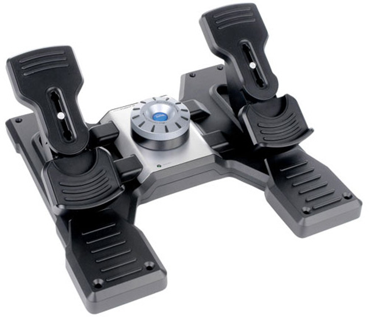 Педалі керування Logitech G Saitek Pro Flight Rudder Pedals PC Black (945-000005) - зображення 2