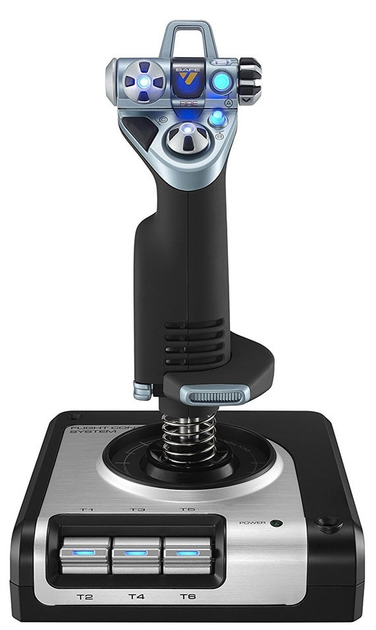 Контролер для ігрових симуляторів Logitech G Saitek X52 Flight Control System (945-000006) - зображення 3