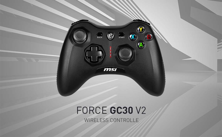 Bezprzewodowy pad do gier MSI Force GC30 V2, czarny (FORCE_GC30_V2) - obraz 5