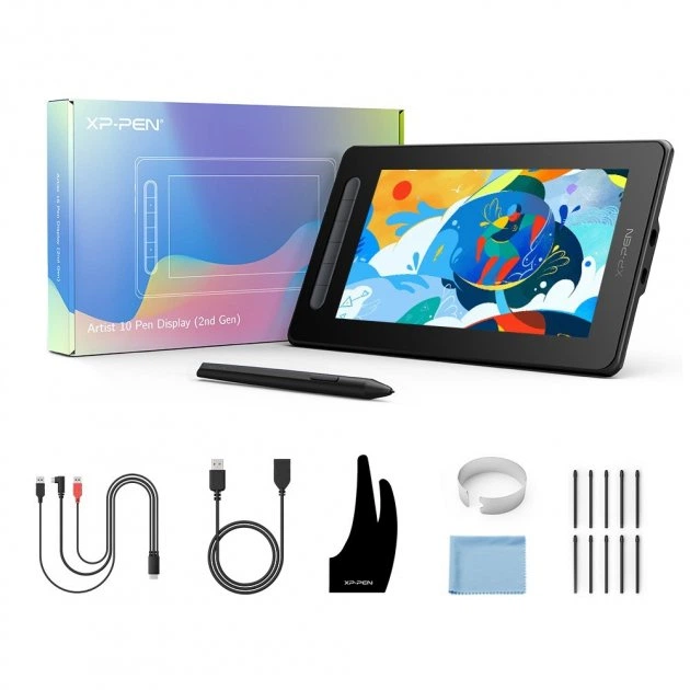 Графический планшет XP-Pen Artist 10 2nd Gen 2 x USB-C Рабочая