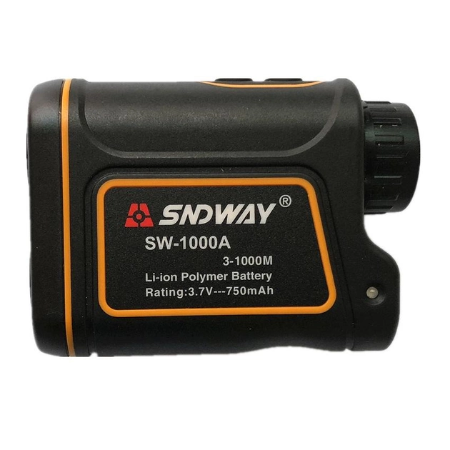 Лазерний далекомір SNDWAY SW 1000A далекомір до 1000 метрів функція спідометра чохол в подарунок - изображение 1