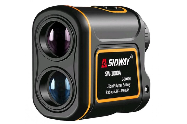 Лазерний далекомір SNDWAY SW 1000A далекомір до 1000 метрів функція спідометра чохол в подарунок - изображение 2