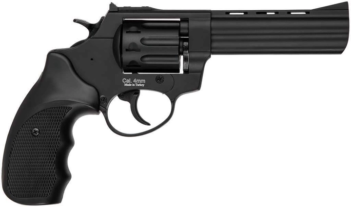 Револьвер Флобера Ekol Viper 4,5" Black + Обтиск патронів Флобера в подарунок - зображення 2