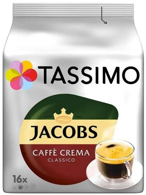 Купить Кофе в капсуле Caffe Crema, 1 капсула Tassimo – ROZETKA ...