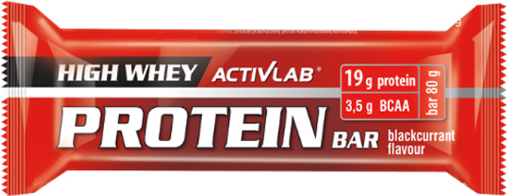 Протеїновий батончик ActivLab High Whey Protein Bar 80 г Чорна смородина (5907368879420) - зображення 1