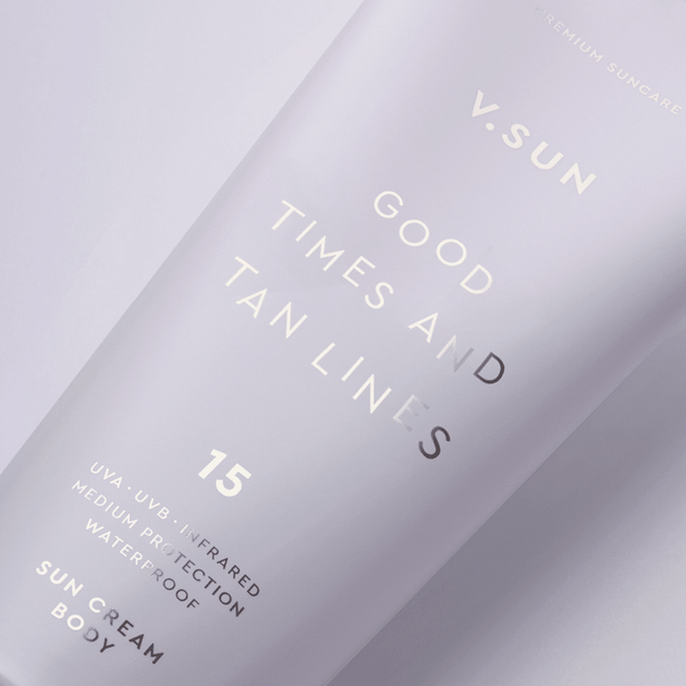 Сонцезахисний крем для тіла V.SUN sun cream body SPF 15 200 мл - зображення 3