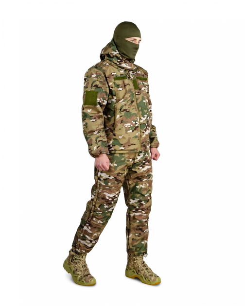 Зимний костюм TAC (куртка+штаны с подтяжкой) Multicam M - изображение 1