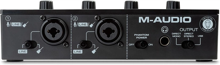 Interfejs audio  M-Audio M-Track Duo  - obraz 3