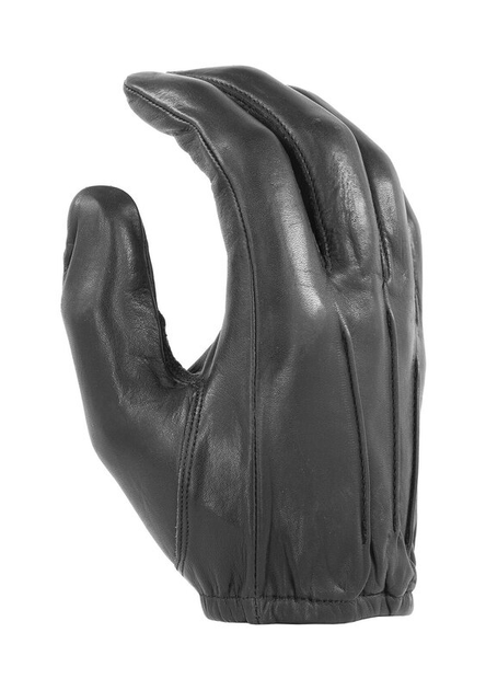 Шкіряні формені рукавички Damascus Dyna-Thin - Unlined leather w/ short cuff D20P Large, Чорний - зображення 2