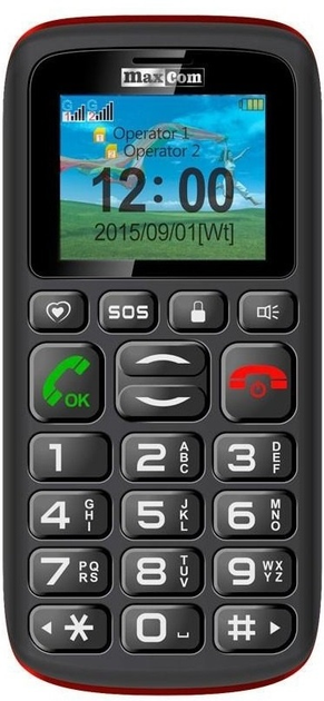 Telefon komórkowy Maxcom MM428 Black - obraz 1