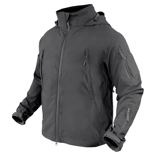 Софтшелл куртка без утепления Condor SUMMIT Zero Lightweight Soft Shell Jacket 609 Large, Graphite (Сірий) - изображение 1