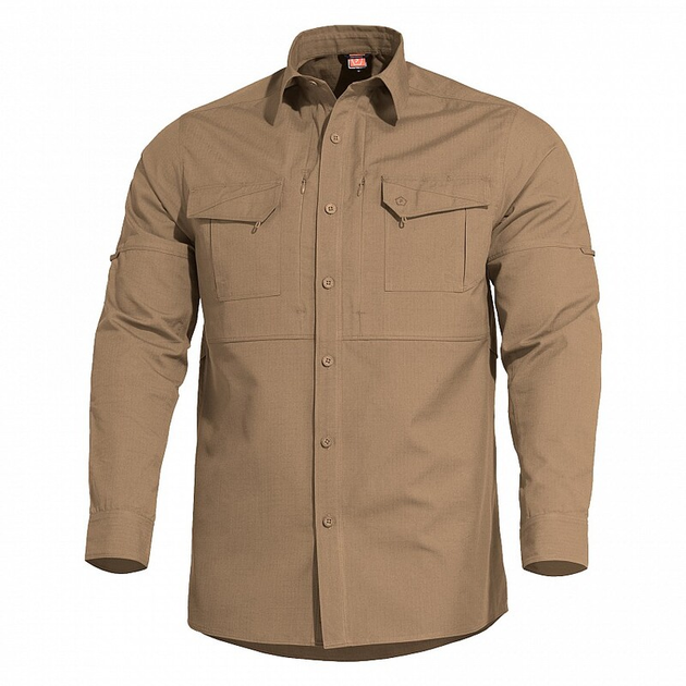 Тактическая рубашка Pentagon Plato Shirt K02019 Medium, Койот (Coyote) - изображение 1