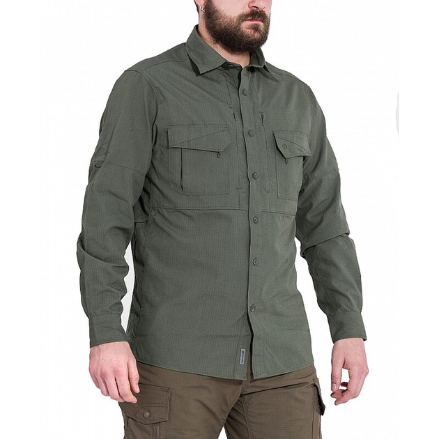 Тактична сорочка Pentagon Plato Shirt K02019 Medium, Camo Green (Сіро-Зелений) - зображення 2