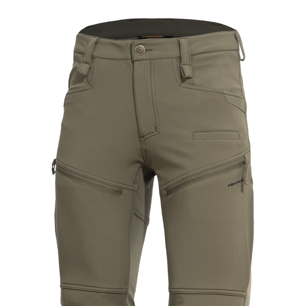 Софтшел штани Pentagon RENEGADE "TAIGA" PANTS K05046 33/32, RAL7013 (Олива) - зображення 2