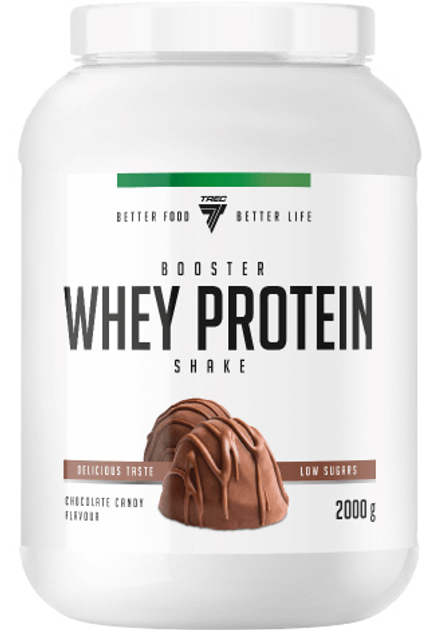 Протеїн Trec Nutrition Booster Whey Protein 2000 г Шоколадні цукерки (5902114018351) - зображення 1