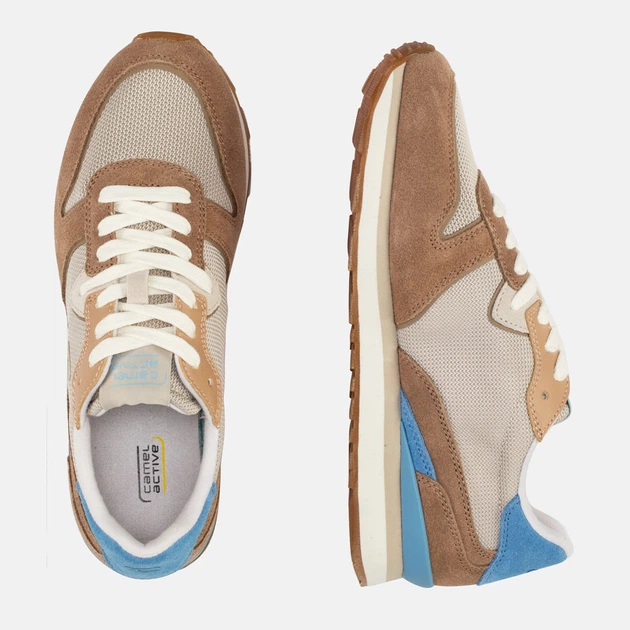 Buty sportowe damskie Camel Active Fog 24133006 37 (5US) 24.5 cm Szary/Brązowy (4063996389975) - obraz 4