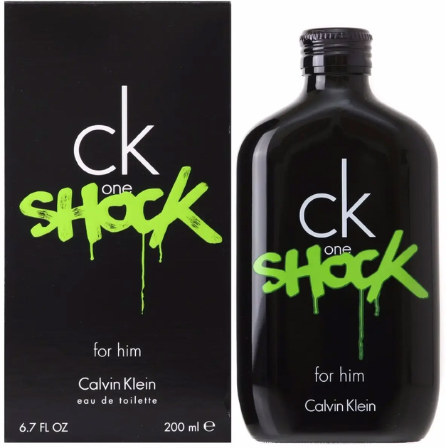 Woda toaletowa męska Calvin Klein CK One Shock For Him 200 ml (3607342401426) - obraz 1