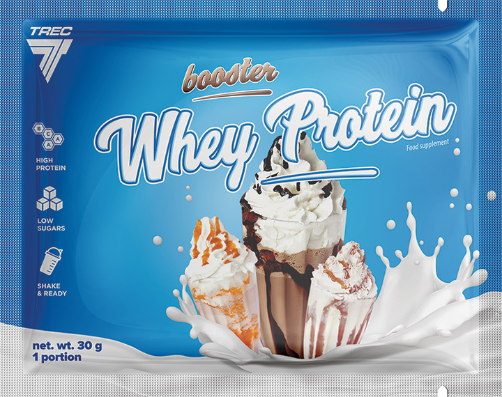Протеїн Trec Nutrition Booster Whey Protein 30 г Шоколадні вафлі (5902114016487) - зображення 1