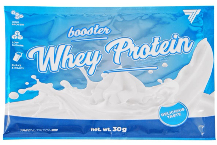Białko Trec Nutrition Booster Whey Protein 30 g Cream (5902114016500) - obraz 1