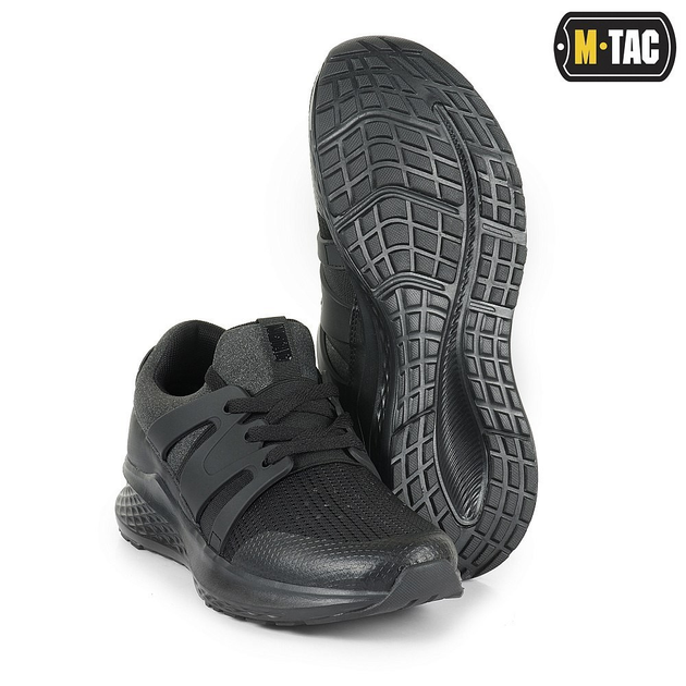 Легкие мужские кроссовки кеды М-Тас TRAINER PRO VENT GEN.II с сеткой воздухопроницаемый нейлон двокомпонентная подошва повседневные спортивные черные 43 - изображение 2