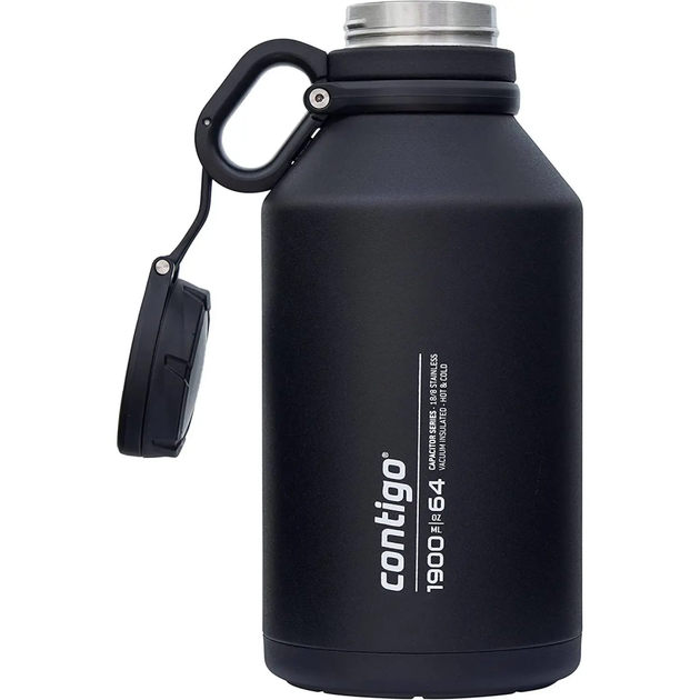 Термос туристичний Contigo Grand 1900 мл Black 2156008 - Фото 4 Термос туристичний Contigo Grand 1900 мл Black 2156008 - зображення 4