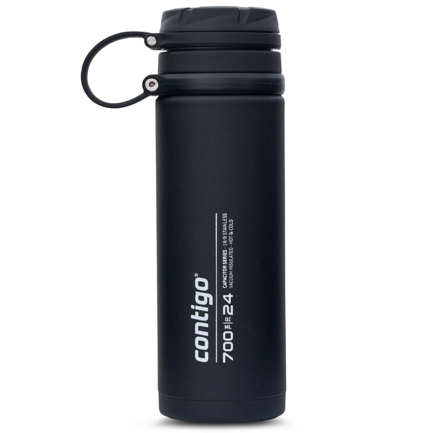Термопляшка Contigo Fuse 720 мл Matte Black 2156007 - Фото 1 Термопляшка Contigo Fuse 720 мл Matte Black 2156007 - изображение 1