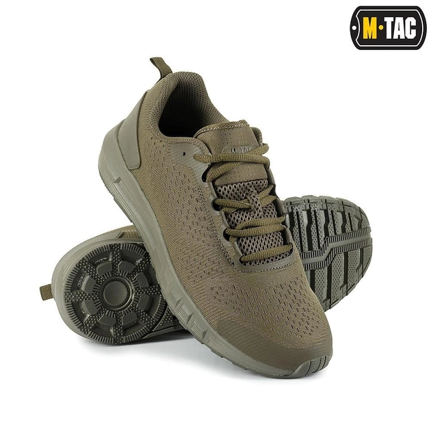 Чоловічі літні тактичні кросівки M-Tac розмір 45 (29,7 см) Оліва (Зелений) (Summer Pro Dark Olive) - зображення 1