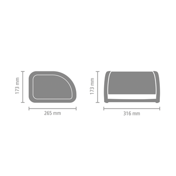 Хлебница Brabantia Roll Top Bread Bin Medium стальная (348907) - Фото 8 Хлебница Brabantia Roll Top Bread Bin Medium стальная (348907) - изображение 8