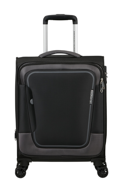 Чемодан 55 См American Tourister PULSONIC ASPHALT BLACK 55x40x23(26 ...
