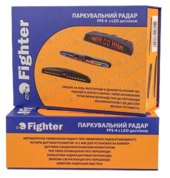 Парковочный радар Fighter FPS-4D Silver – фото, отзывы, характеристики ...