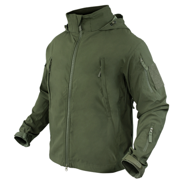 Софтшелл куртка без утепления Condor SUMMIT Zero Lightweight Soft Shell Jacket 609 Large, Олива (Olive) - изображение 1