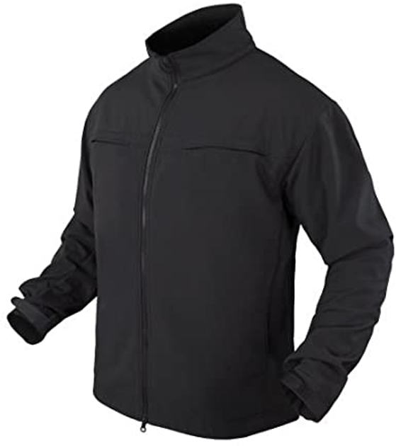 Тактический софтшелл для правоохранительных Condor COVERT SOFTSHELL JACKET 101049 Чорний, X-Large - зображення 1