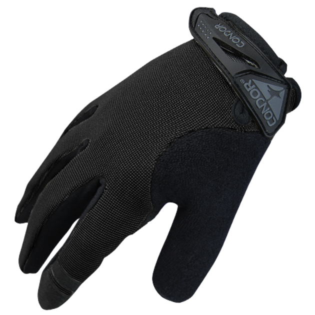 Тактичні сенсорні рукавички тачскрін Condor Shooter Glove 228 Large, Чорний - зображення 1