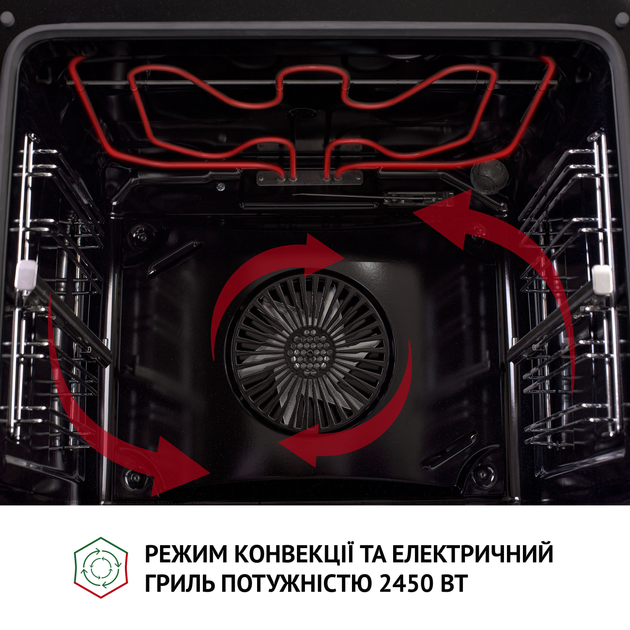 Духова шафа електрична Perfelli DIAMOND 6D10N INOX - зображення 14
