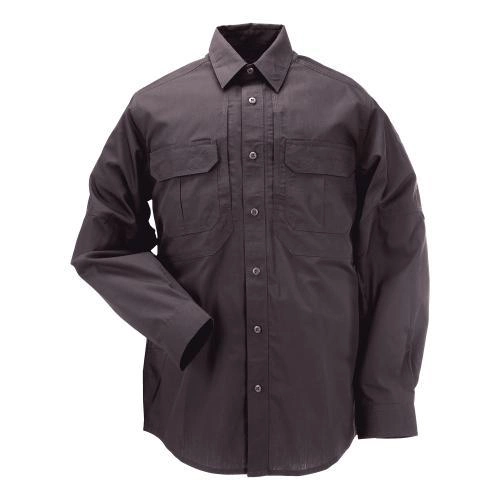 Рубашка 5.11 Tactical Taclite Long Sleeve Shirt 5.11 Tactical Charcoal, M (Вугілля) Тактична - зображення 1