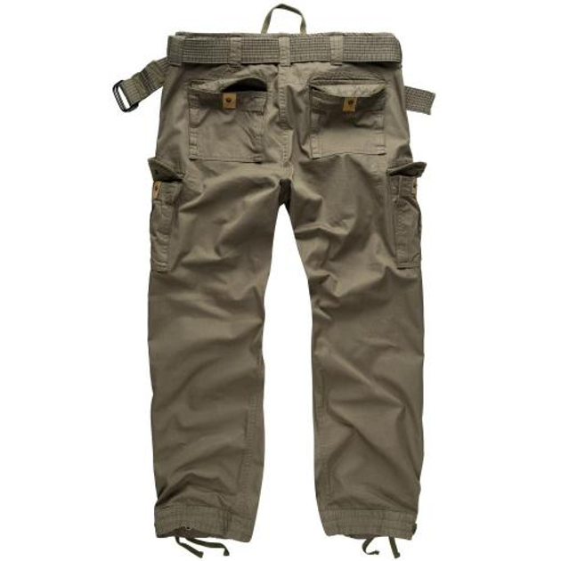 Штаны SURPLUS PREMIUM VINTAGE TROUSERS Surplus Raw Vintage Olive, 4XL (Оливка) Тактические - изображение 2