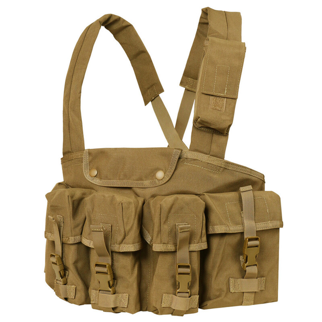 Тактический нагрудник Condor 7 Pocket Chest Rig CR Coyote Brown - изображение 1