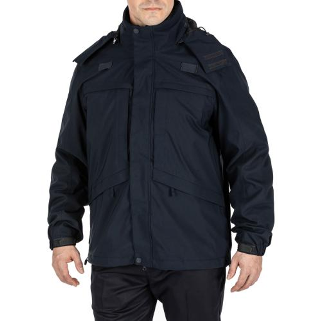 Куртка демисезонная Tactical 3-in-1 Parka 2.0 Tall 5.11 Tactical Dark Navy M (Темно-синий) Тактическая - изображение 1