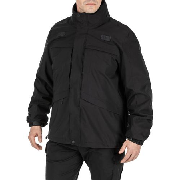 Куртка демісезонна Tactical 3-in-1 Parka 2.0 Tall 5.11 Tactical Black M (Чорний) - зображення 1