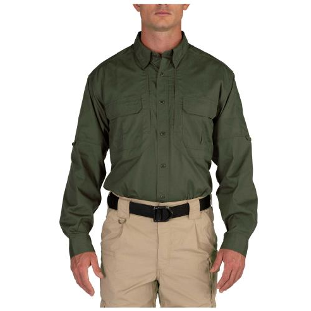 Сорочка 5.11 Tactical Taclite Pro Long Sleeve Shirt 5.11 Tactical TDU Green, S (Зеленый) Тактическая - изображение 1