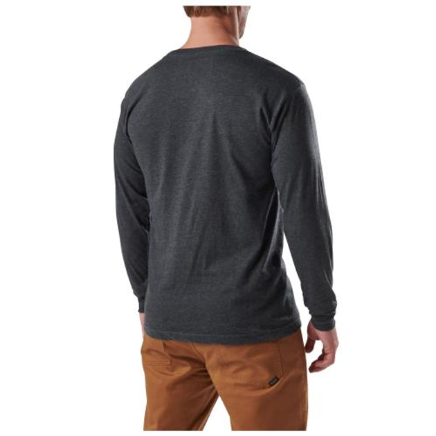 Реглан 5.11 Tactical Axe Mountain Long Sleeve 5.11 Tactical Chacoral Heather S (Уголь) - изображение 2