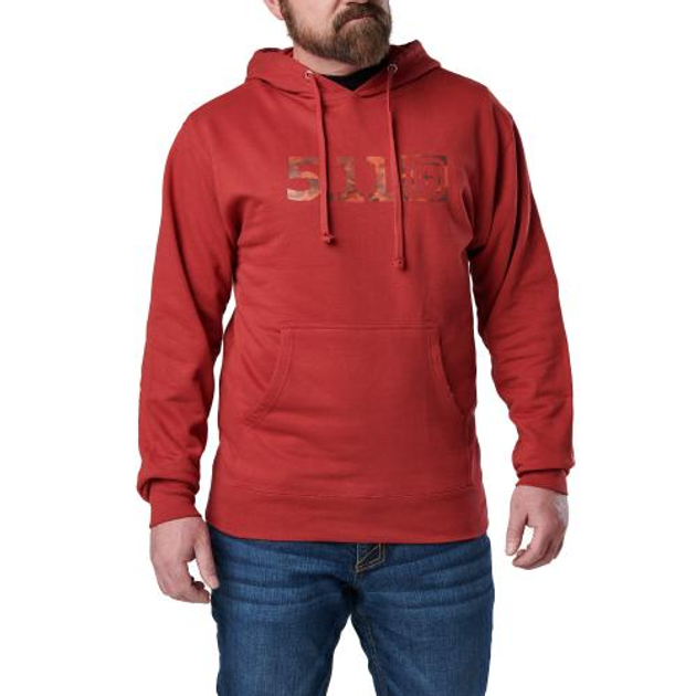 Худи 5.11 Tactical Topo Legacy Hoodie 5.11 Tactical Red Bourbon S (Красный) - изображение 1