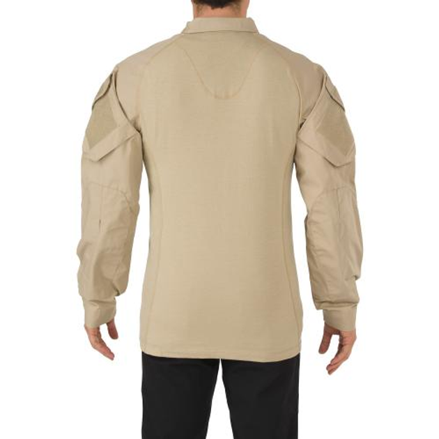 Сорочка под бронежилет 5.11 Tactical Rapid Assault Shirt 5.11 Tactical TDU Khaki, XS (Хаки) Тактическая - изображение 2