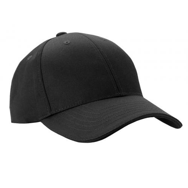 Кепка формена 5.11 Tactical Uniform Hat, Adjustable Black єдиний - изображение 1