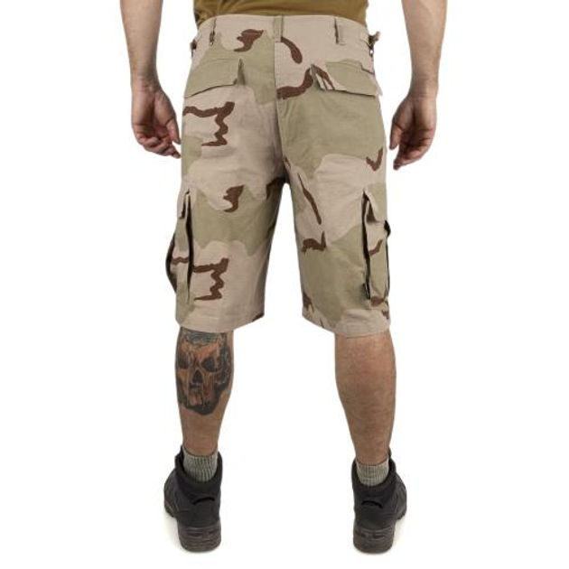 Шорты Bermuda R/S искусственно состаренные Sturm Mil-Tec Desert camouflage M (Камуфляж) - изображение 2