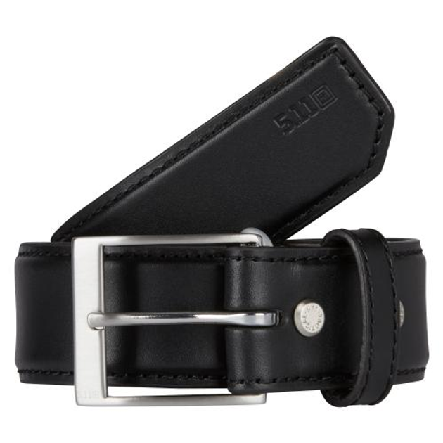 Пояс кожаный 5.11 Tactical Leather Casual Belt 5.11 Tactical Black 2XL (Черный) Тактический - изображение 1
