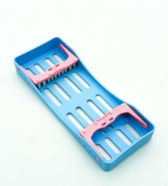 Касета для стерилізації на 5 інструментів пластикова Голуба - зображення 1