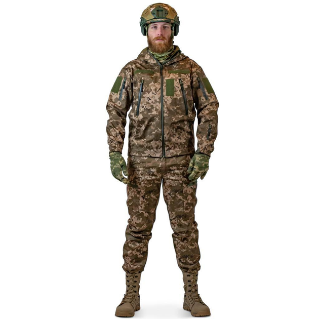 Тактический костюм Softshell пиксель демисезонный Military Manufactory 14252 L - изображение 1