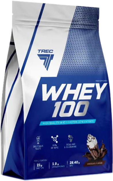 Протеїн Trec Nutrition Whey 100 700 г Шоколад (5902114019693) - зображення 1