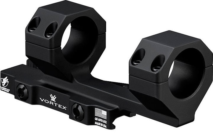 Быстросъемный крепеж-моноблок Vortex Precision Extended Cantilever QR. d - 30 мм. Extra Hight. Picatinny - изображение 1